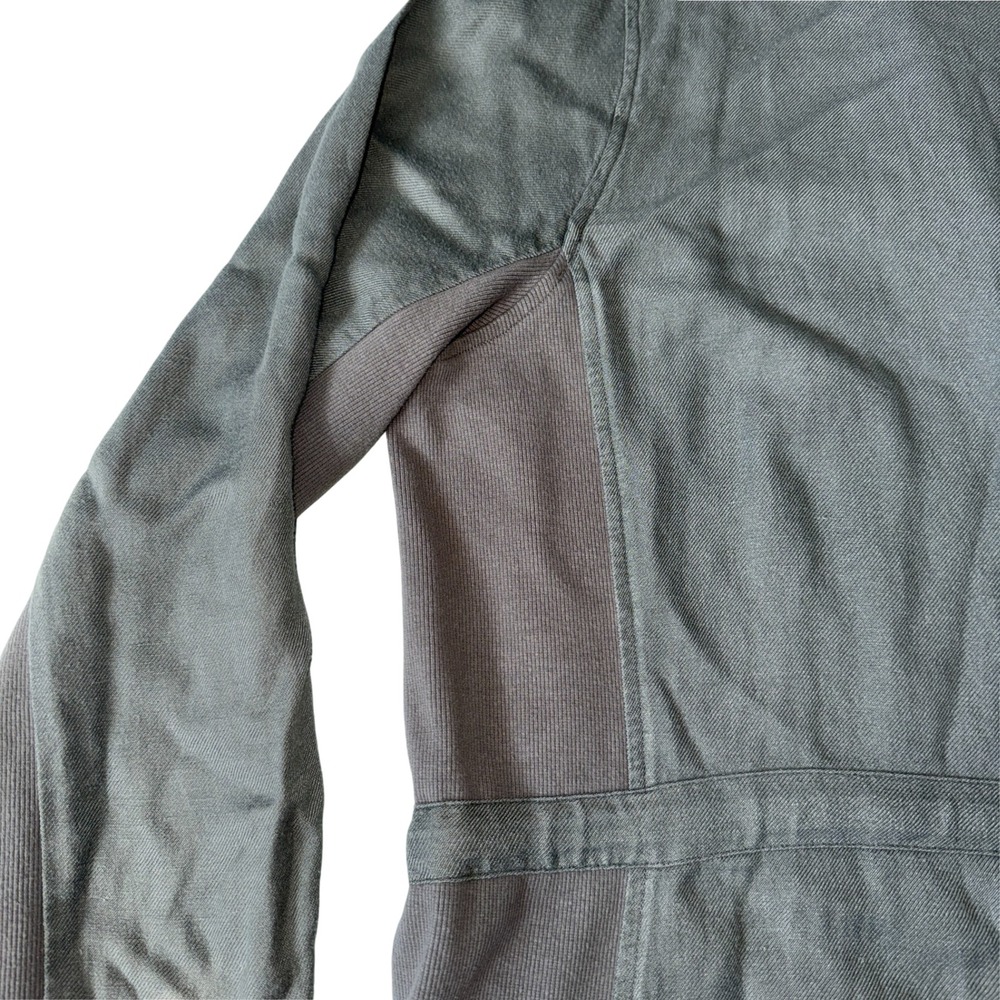 Women's Splendid Soleil Olive Soft Rayon-Linen Peached Twill Jacket (Size L) - Picture 8 of 8